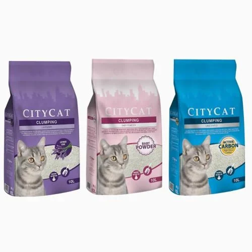 منتجات CityCat التي توزّعها لقاء حاليًا