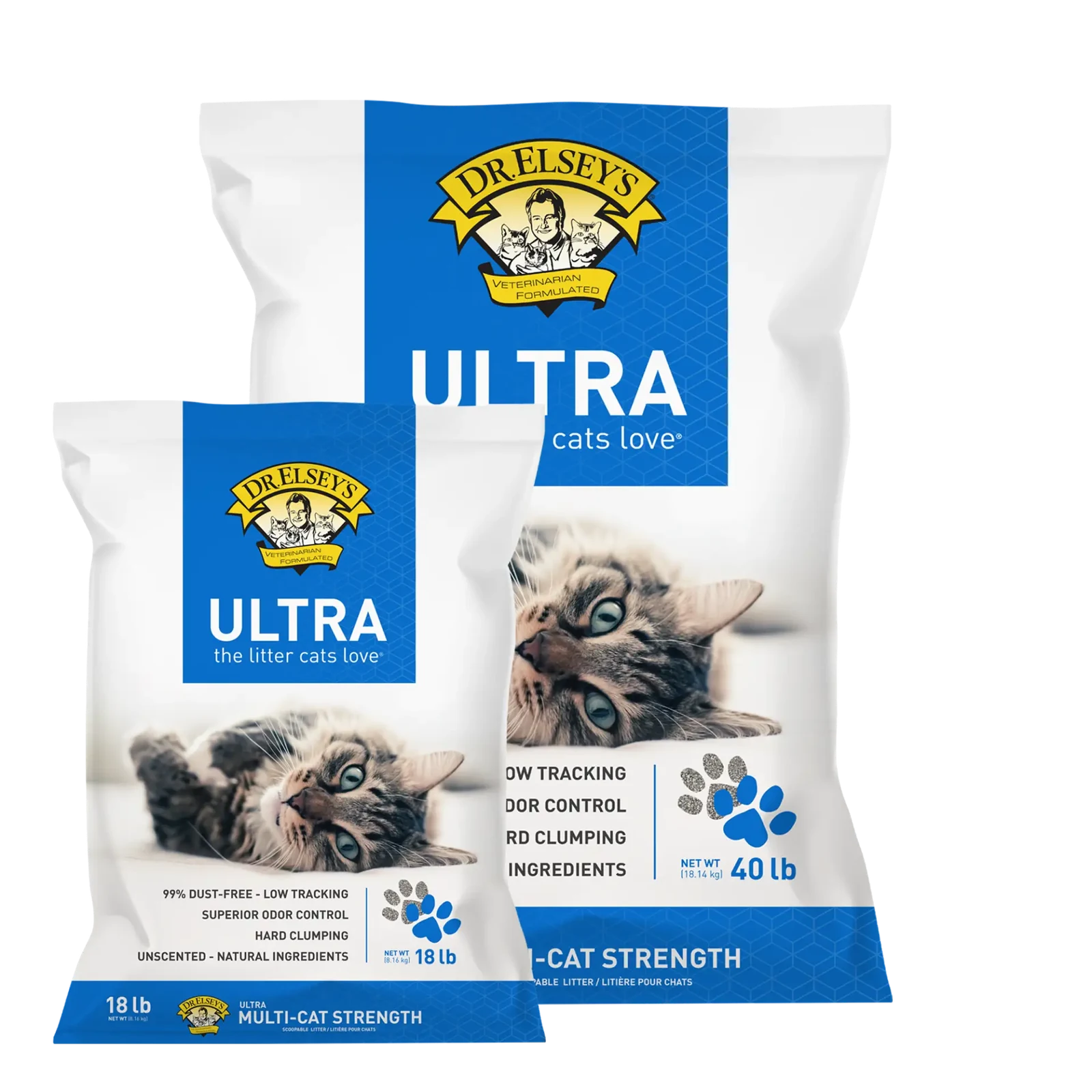 Current Dr. Elsey's products distributed by Liqa