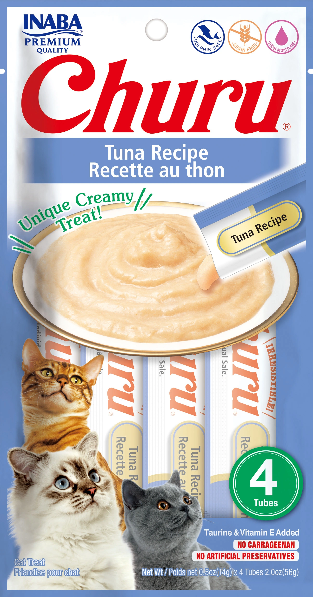 INABA Churu tuna recipe cat treats