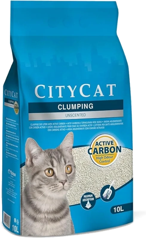 CityCat Active Carbon unscented clumping cat litter