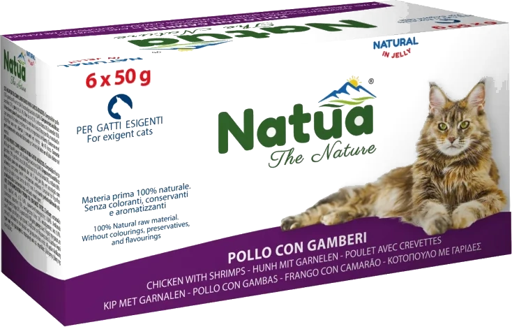 Natua chicken with shrimp multipack cat food
