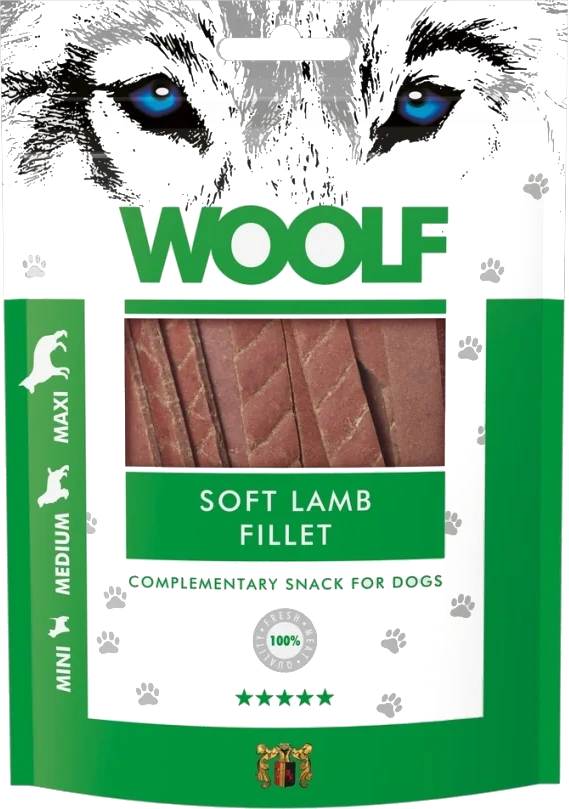 Woolf soft lamb fillet dog treats